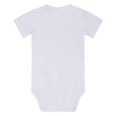 Dirkje-Baby romper korte mouw- Wit