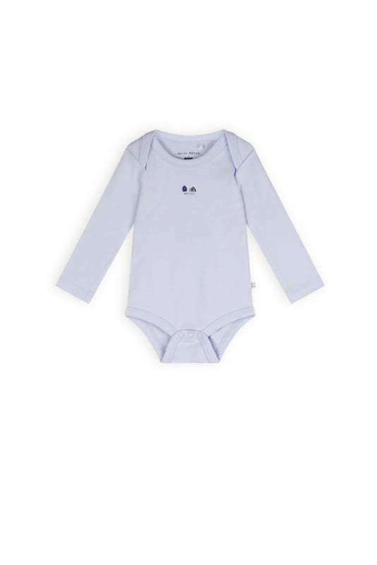 Petite Maison-Jongens 2-delige set- Romper Set Lange Mouw- Heide Blauw