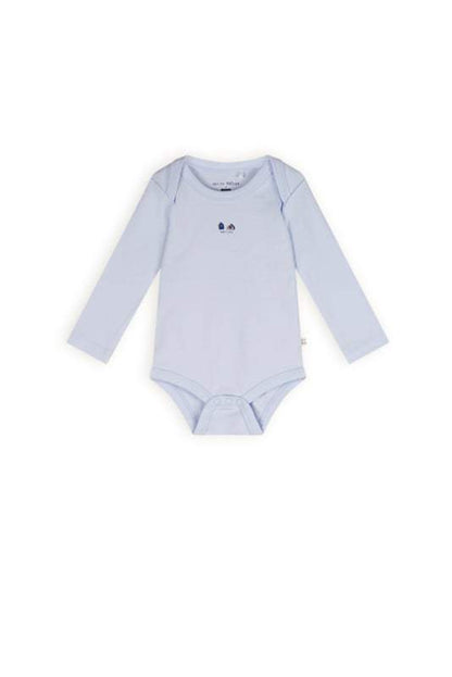 Petite Maison-Jongens 2-delige set- Romper Set Lange Mouw- Heide Blauw