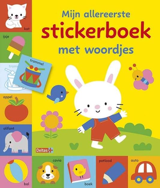 Deltas-Mijn allereerste stickerboek met woordjes-spelen en leren met Billi