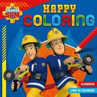 Deltas- Brandweerman Sam Happy Coloring-Blauw