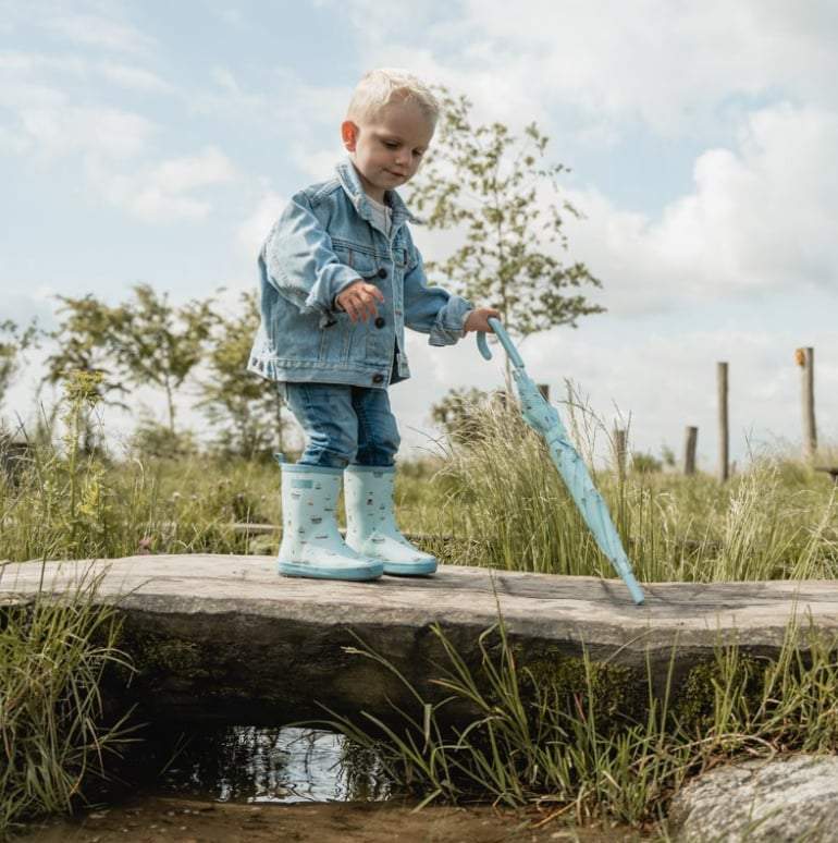 Little Dutch-Regenlaarsjes Sailors Bay-Blauw