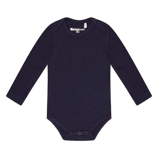 Dirkje-Baby Jongens romper lange mouw- Navy