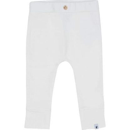 Klein Baby-Broek Rib-Natuurlijk wit