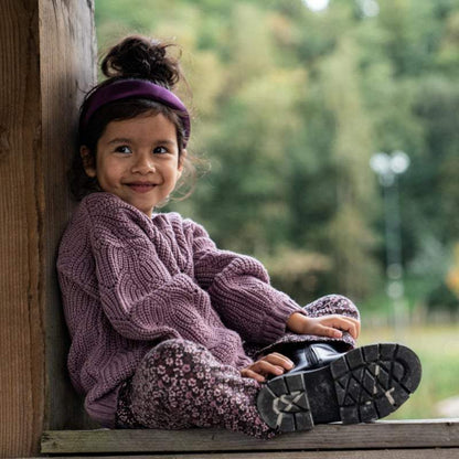 Koko Noko-Meisjes sweater verlaagde schouder-Paars