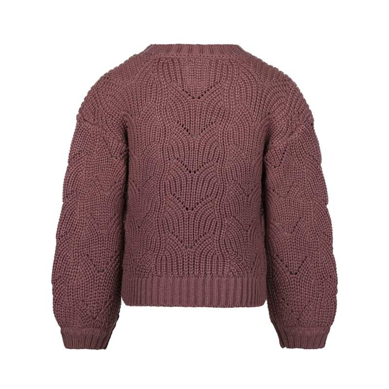 Koko Noko-Meisjes sweater verlaagde schouder-Paars