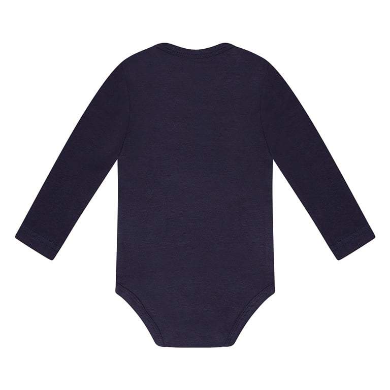 Dirkje-Baby Jongens romper lange mouw- Navy