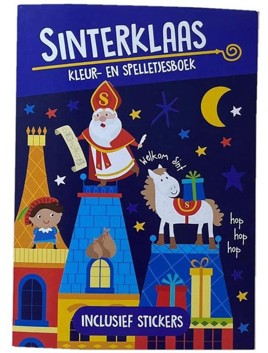 Sinterklaas activiteiten kleurboek A4-Meerdere kleuren