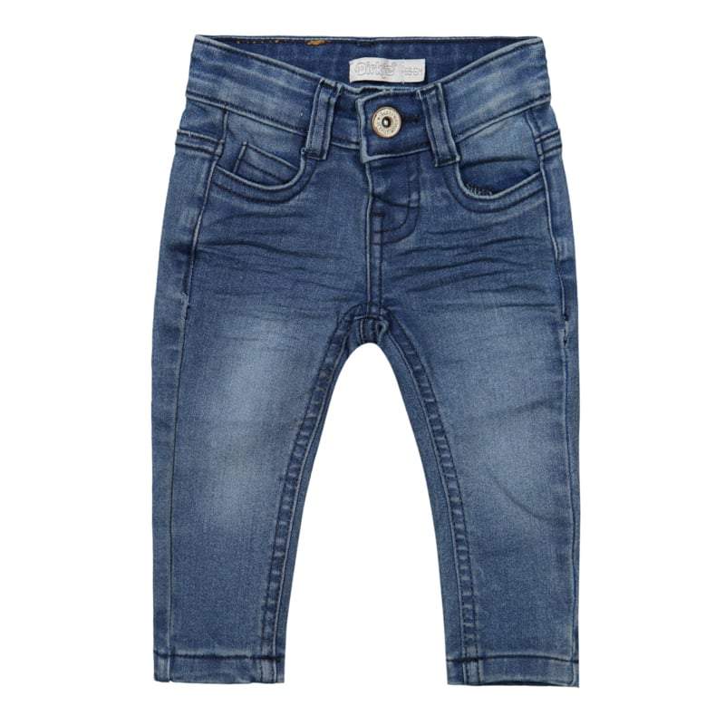 Dirkje-Baby Jongens broek jeans-Jeans blauw