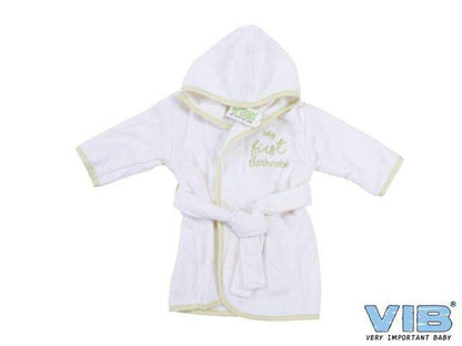 VIB-Badjas- My First Bathrobe-Wit-Mint