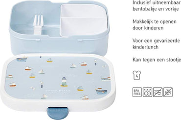 Mepal - Campus bento lunchbox - Little Dutch - Broodtrommel - 750 ml - Sailors bay