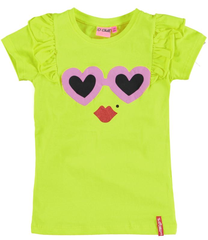 O'Chill-Meisjes t-shirt Avery-Groen