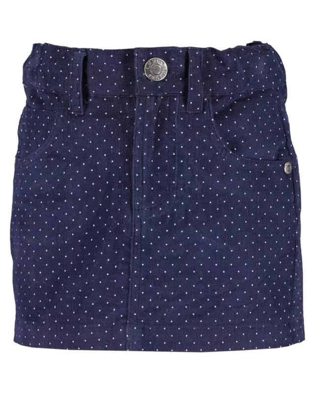 Blue Seven-Kids Meisjes jeans rok-Donker blauw