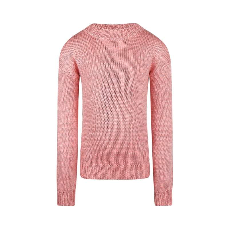 No Way Monday-Meisjes Sweater verlaagde schouder-Roze