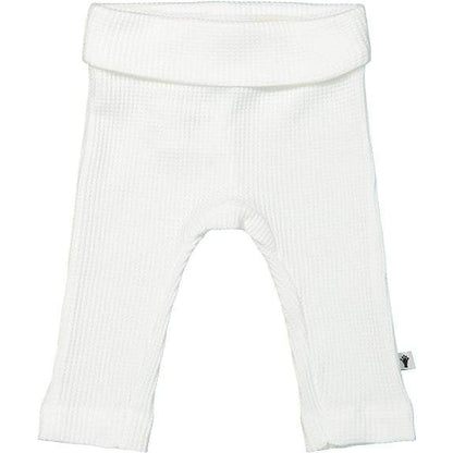 Klein Baby-Broek met omslag-Gebroken wit