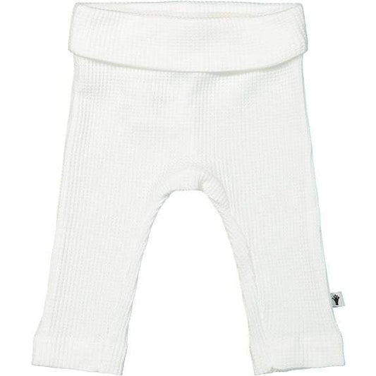 Klein Baby-Broek met omslag-Gebroken wit