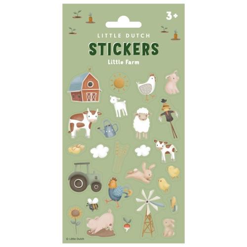 Little Dutch-Stickervel Little Farm-Groen