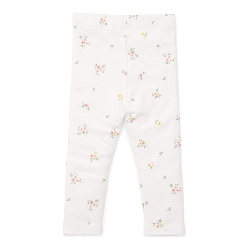 Little Dutch-Broek AOP- Bunny-Gebroken wit