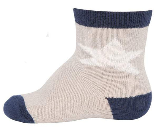 Ewers-Baby Boys Socks Star- Beige