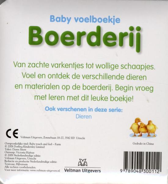 CBC-Baby voelboekje Boerderij-White