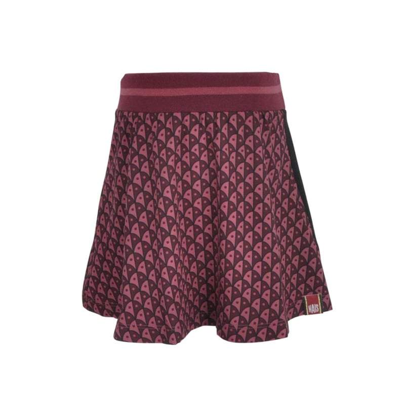 Nais Kidswear-Meisjes rok Georgia-Bordeaux