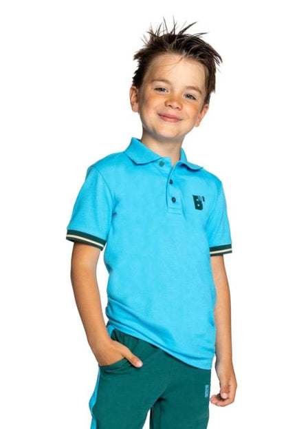 BChill-Jongens Polo Henry-Aqua