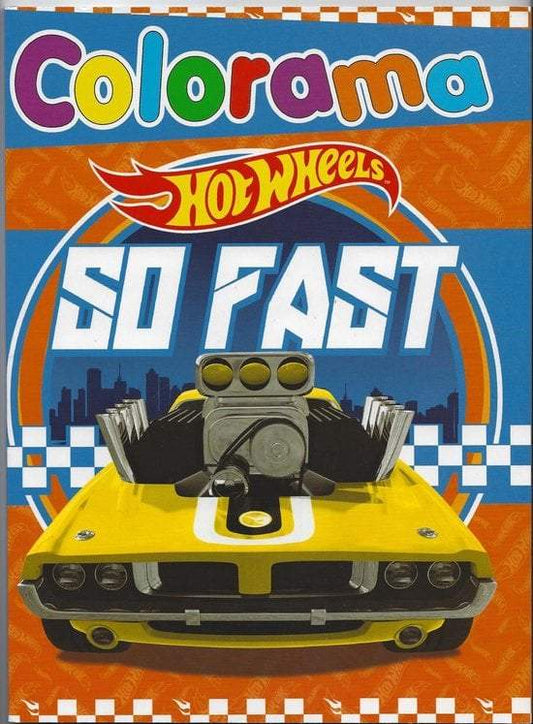 Kleurboek Hot Wheels Colorama - So fast-Meerdere kleuren