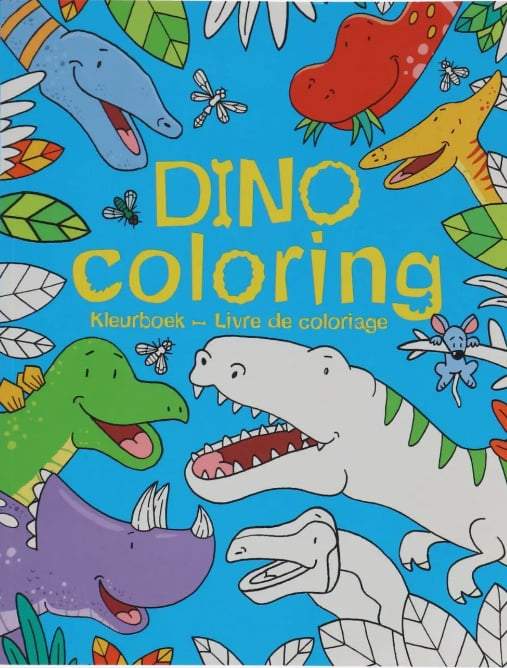 Deltas-Kleurboek Dino Coloring