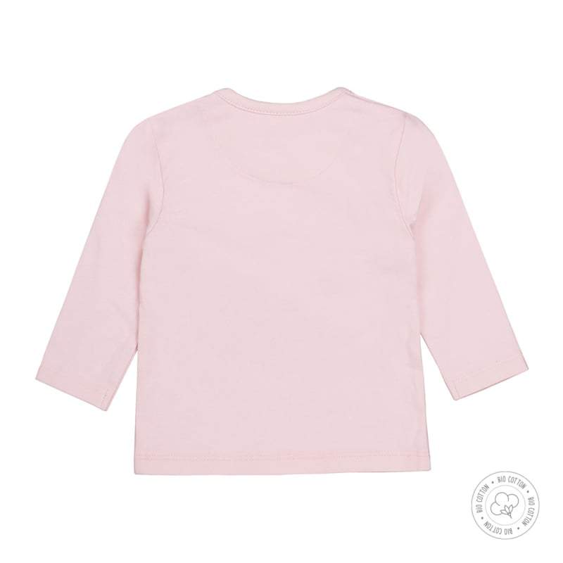 Dirkje-Baby meisjes t-shirt l.s Bio Cotton-Licht roze