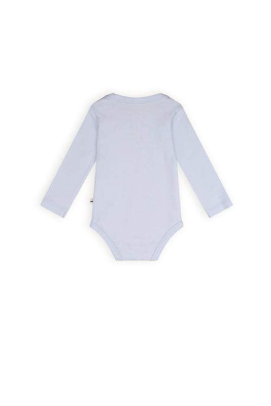 Petite Maison-Jongens 2-delige set- Romper Set Lange Mouw- Heide Blauw