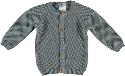 Klein Baby-Vest-Stone Green