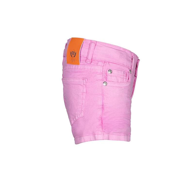 Dutch Dream Denim-Meisjes jeans broek-gekleurd kort-MWANGA-Roze