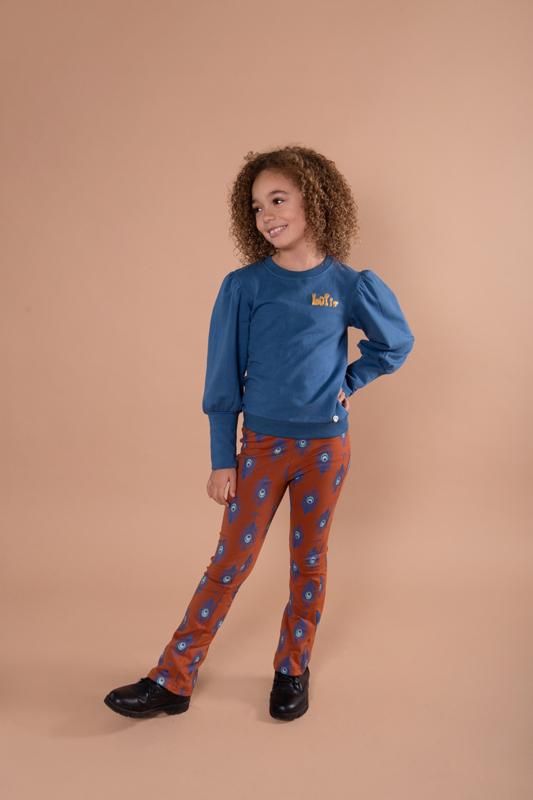 LoFff-Meisjes Sweater Olivia-Blauw