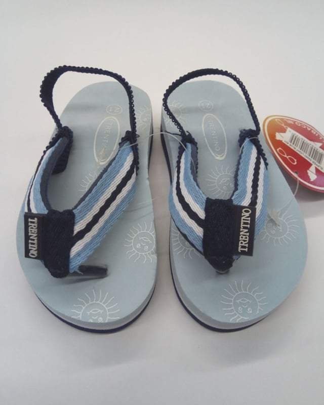 Libaco-Unisex Flip-flops with Suns-lightblue