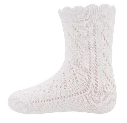 Ewers-Girls Baby Socks-White