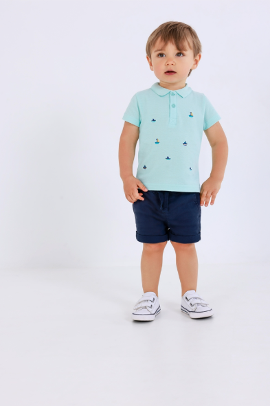 Blue Seven-Mini Jongens Broek-Blauw