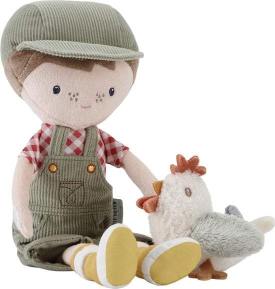 Little Dutch - Knuffelpop Boer Jim - 35 cm-Green