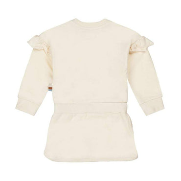 Dirkje-Girls Dress ls- Off white