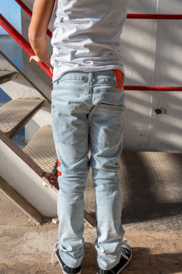 Dutch Dream Denim-Jongens Broek- Maji-Slim Fit Jeans-Blauw