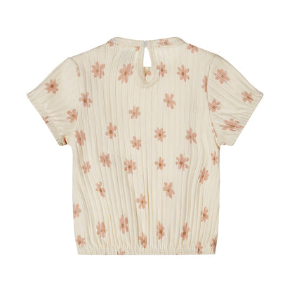 Dirkje-Meisjes T-shirt ss-Off white