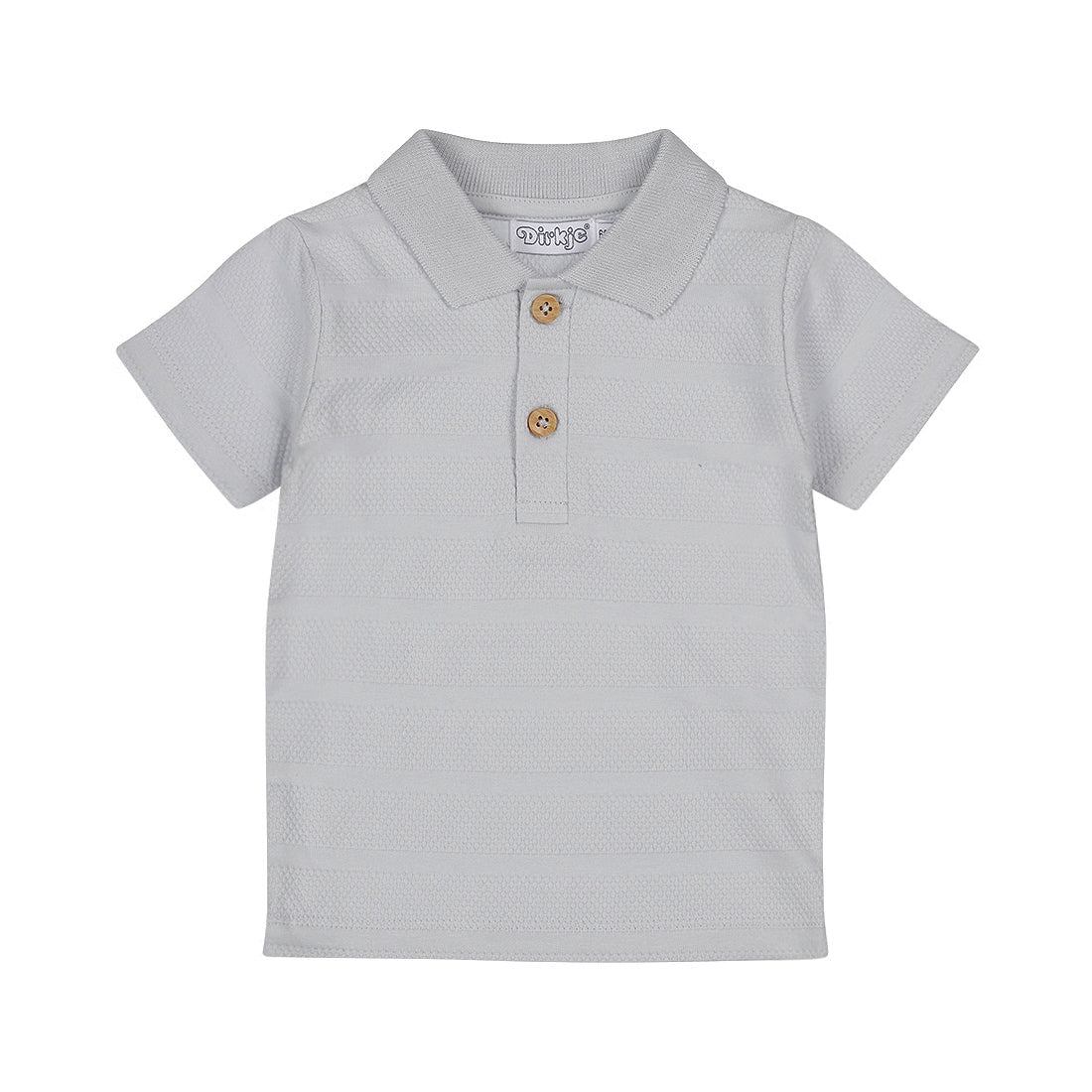 Dirkje-Jongens Polo shirt SS-Light blue