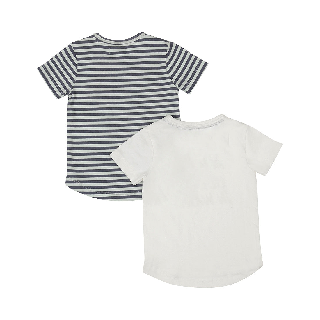 Dirkje-Jongens 2 pack t-shirt ss-White