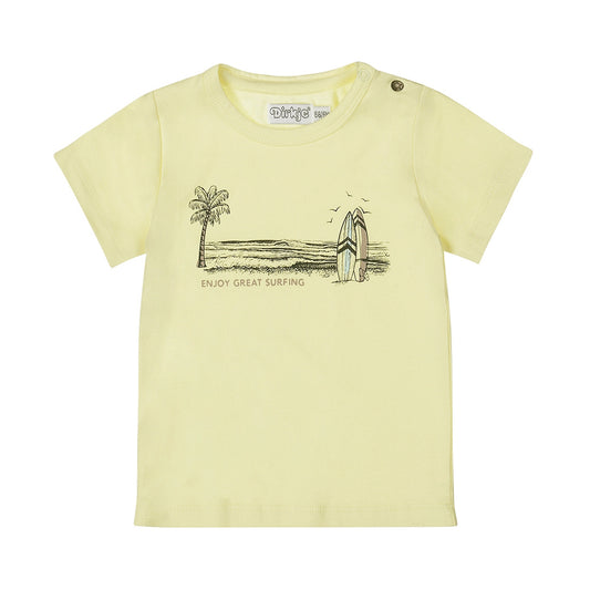 Dirkje-Jongens T-Shirt SS-Light yellow