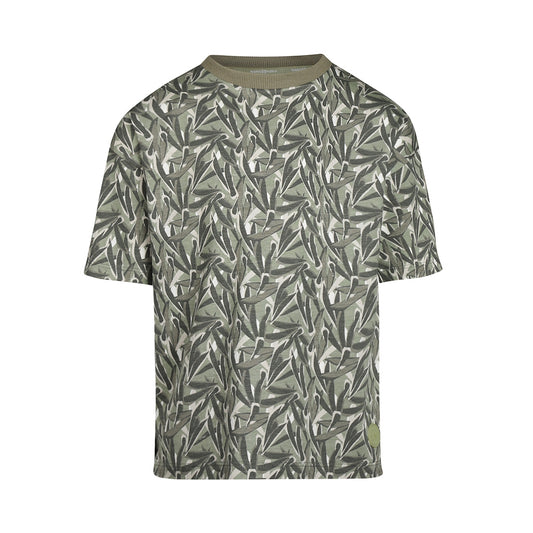 Koko Noko-Jongens T-shirt ss loose fit dropped shoulder-Faded Green