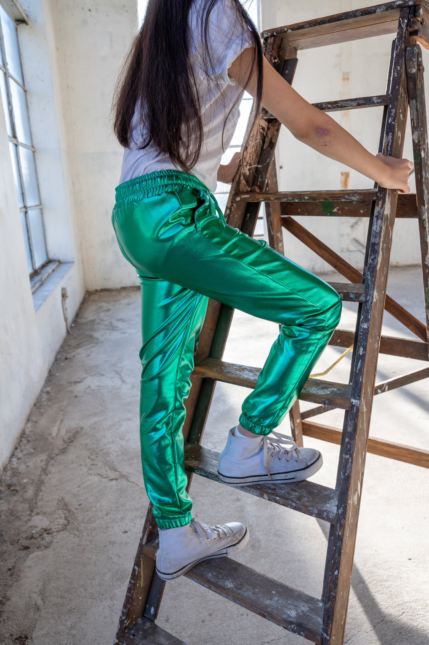 Dutch Dream Denim-Meisjes Broek- Kisiwa-Groen