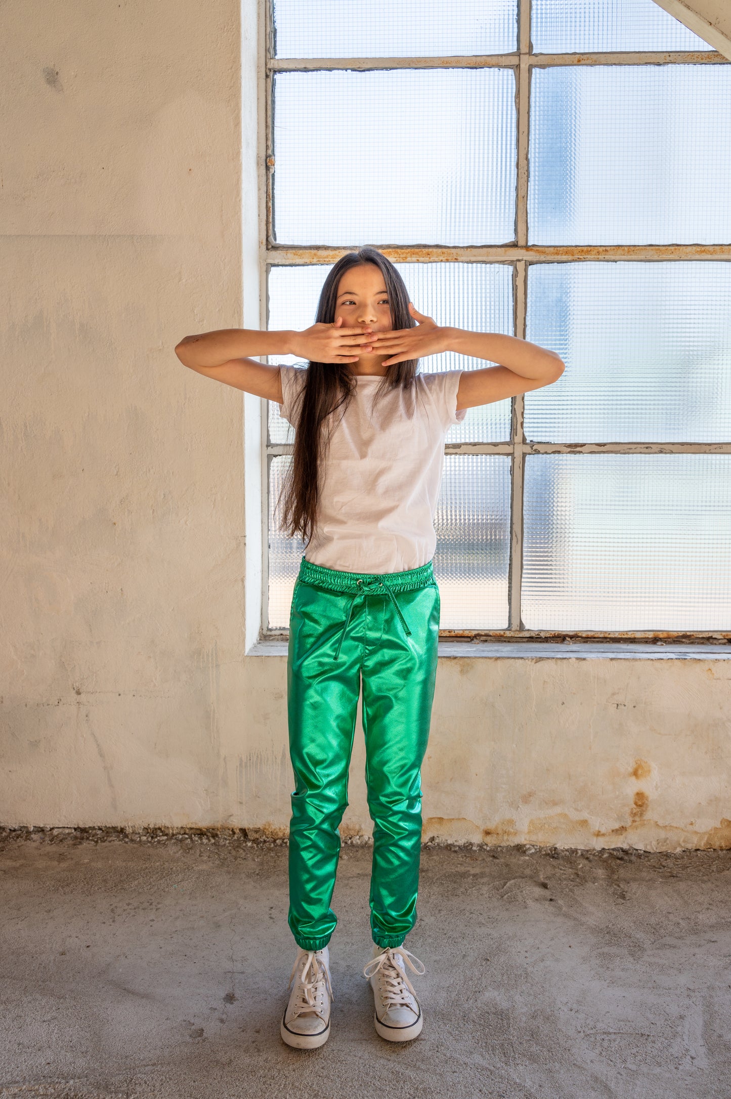 Dutch Dream Denim-Meisjes Broek- Kisiwa-Groen