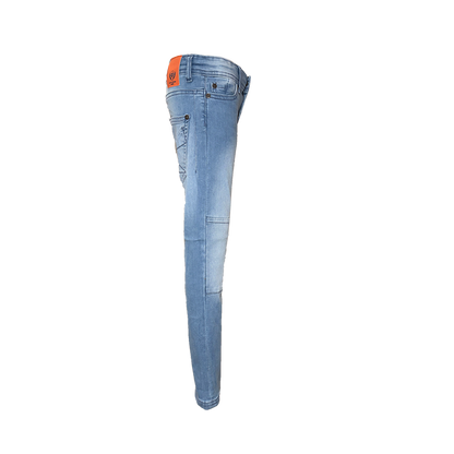 Dutch Dream Denim-Jongens Broek- Nyika-Extra Slim Fit Jeans-Blauw