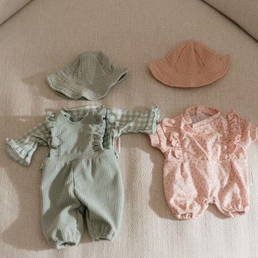 Little Dutch - Babypop kleertjes - Groen