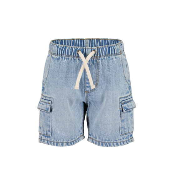 Blue Seven-Jongens korte jeans broek-blauw