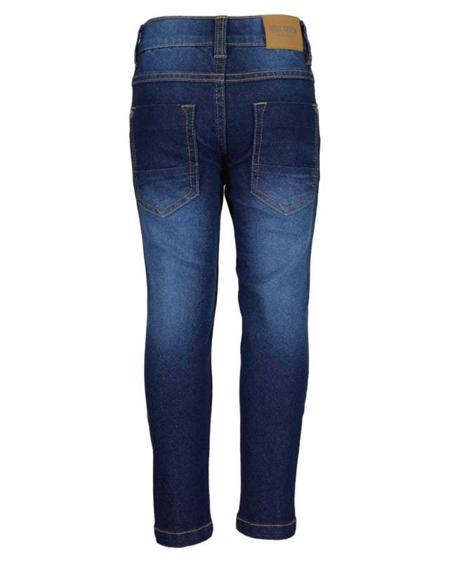 Blue Seven-Jongens broek jeans-Donker blauw